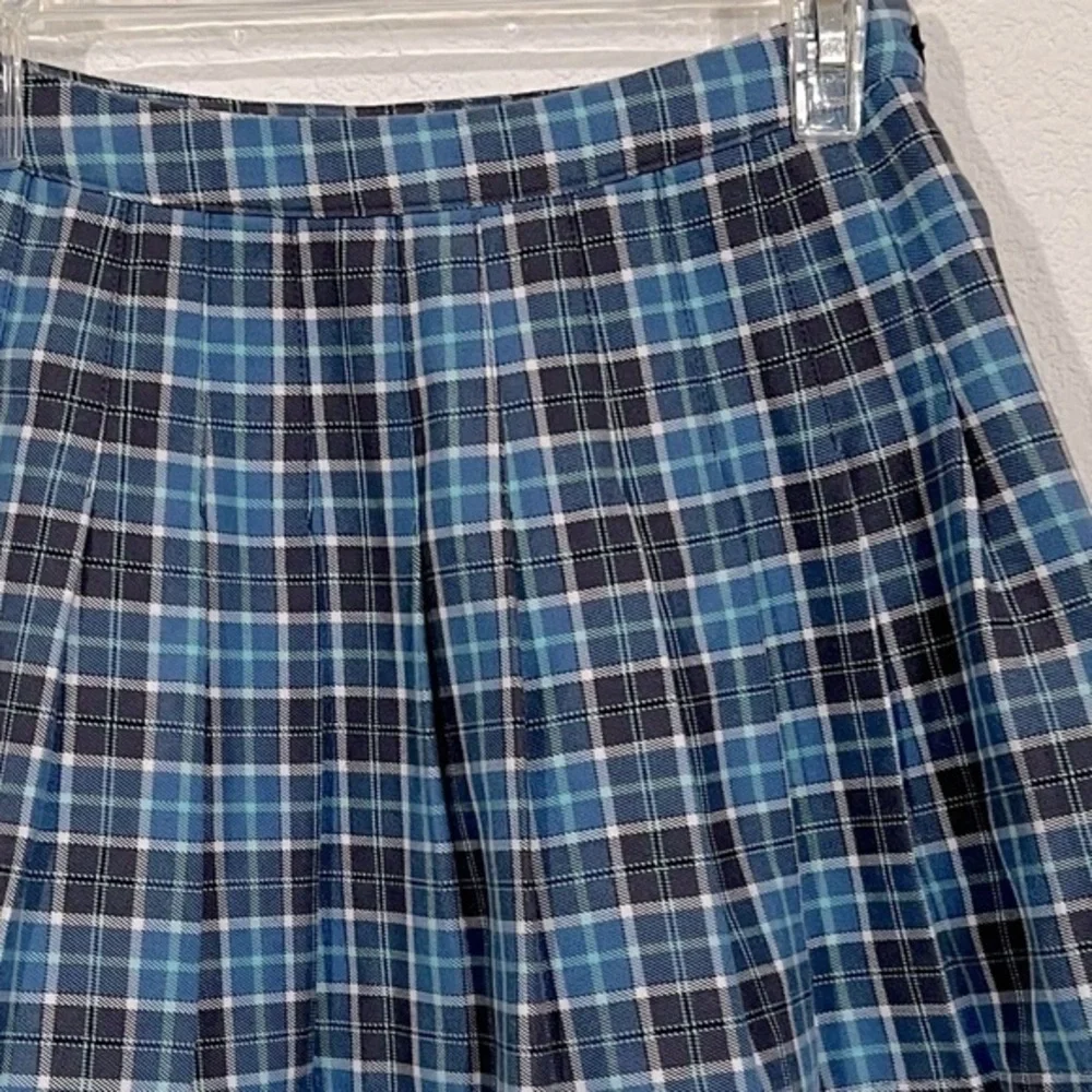 Aeropostale Plaid Pleated Micro Mini Skirt Size XS